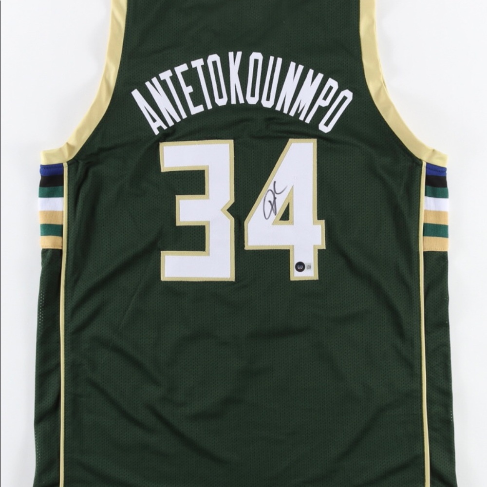 Autographed Giannis jersey